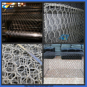 Hot Dipped galvanizado cesta Gabion